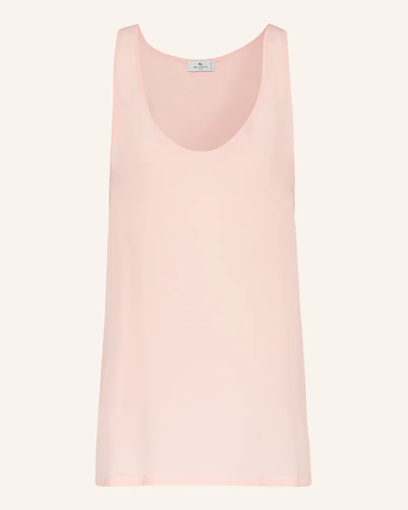 Etro Seidentop rosa Rosa