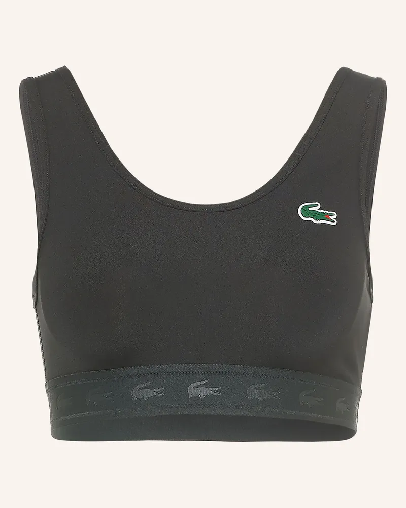Lacoste Sport-Bh schwarz Schwarz
