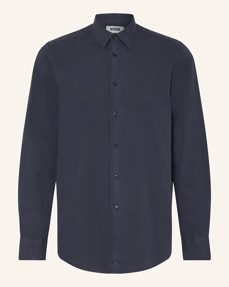 Drykorn Hemd Ramis_3 Regular Fit blau Dunkelblau