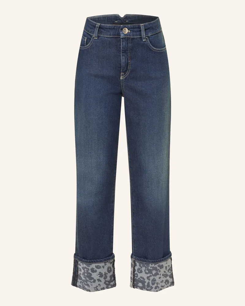 Marc Cain Cropped Jeans Fendou blau 357