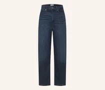 Cropped Jeans Flown blau