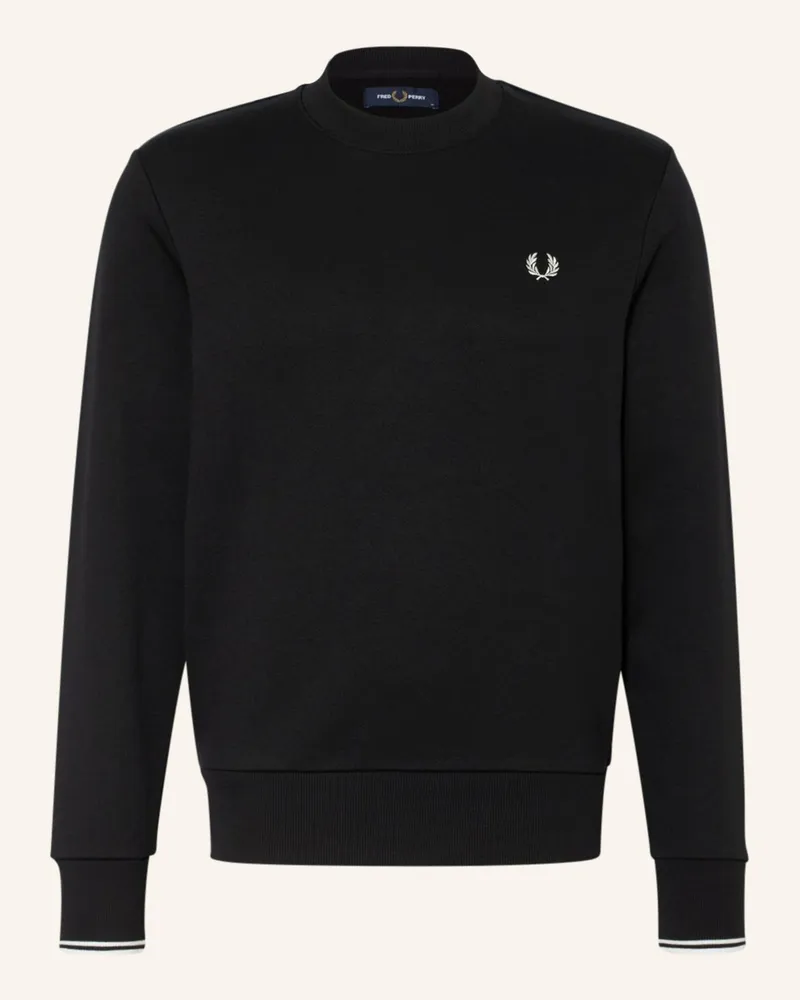 Fred Perry Sweatshirt schwarz Schwarz