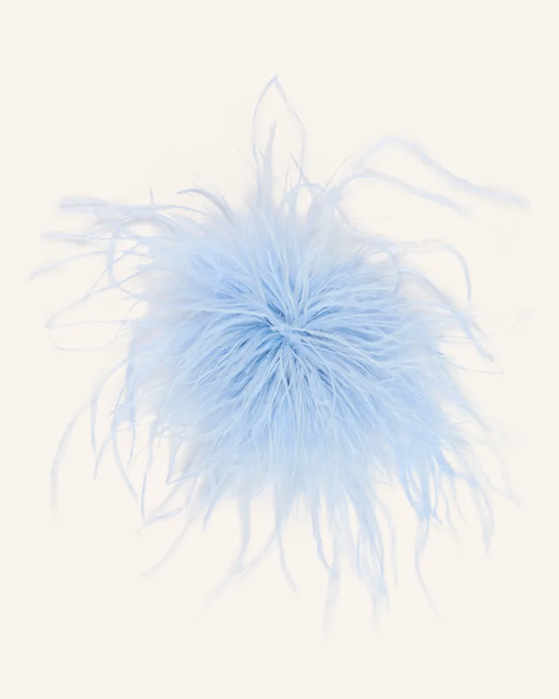 (THE MERCER) N.Y. Brosche blau Hellblau