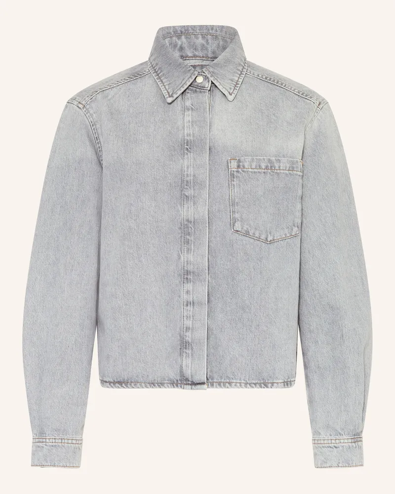 Marc O'Polo Jeansbluse Hellgrau