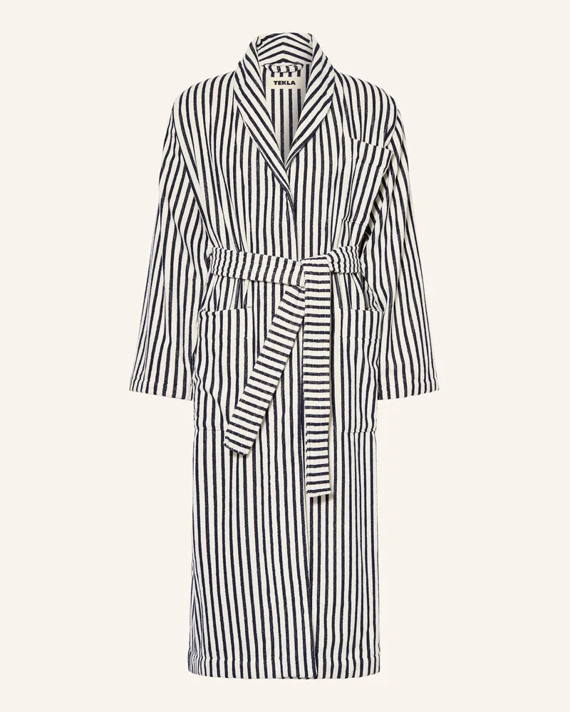 TEKLA Unisex-Bademantel Dunkelblau