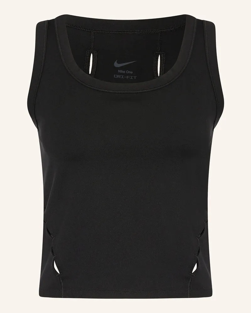 Nike Tanktop ONE FITTED Schwarz