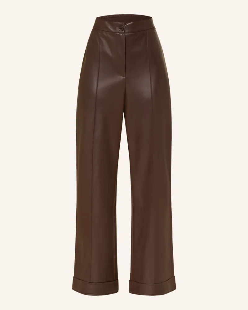 Liu Jo Hose In Lederoptik braun Braun