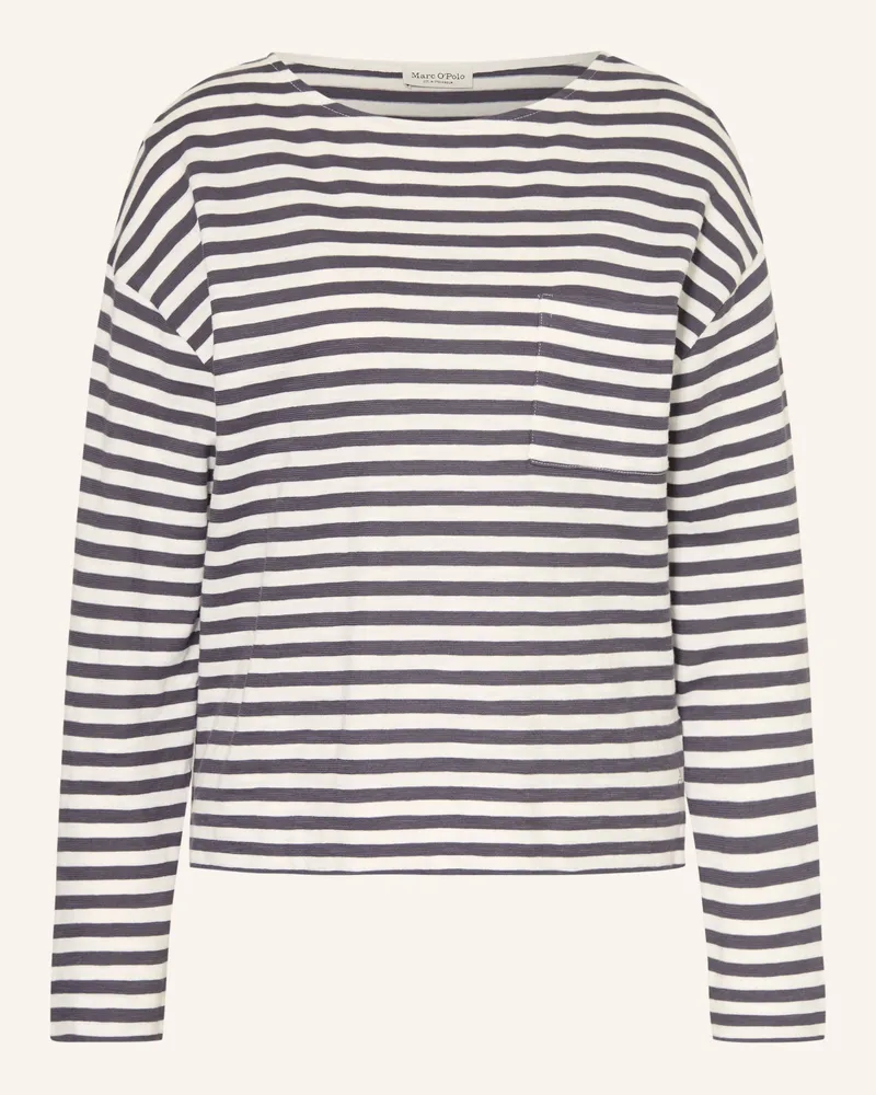 Marc O'Polo Pullover blau Weiss