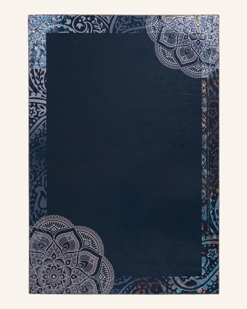 Kayoom Kurzflor Teppich MEDLEY 125 Blau