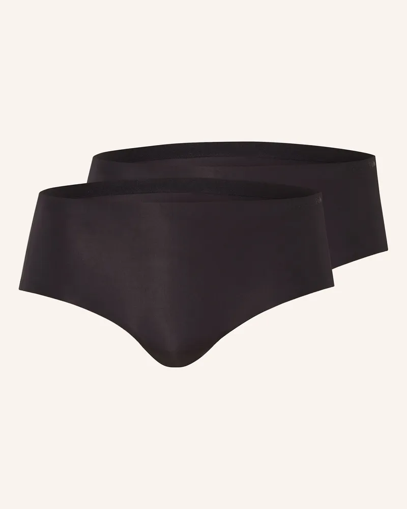 Marc O'Polo 2er-Pack Taillenpanties schwarz Schwarz
