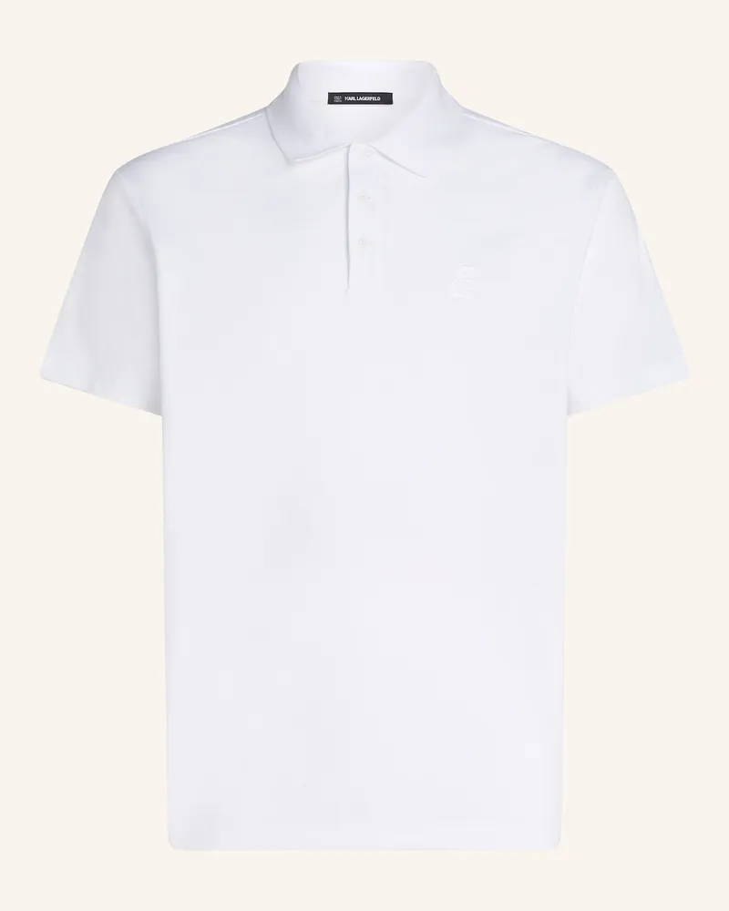 Karl Lagerfeld Poloshirt weiss Weiss