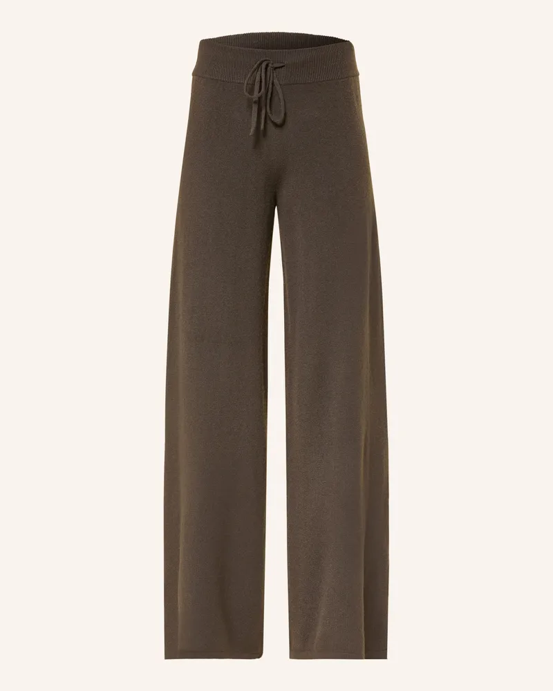Lisa Yang Strickhose Sofi Im Jogging-Stil Aus Cashmere braun Khaki