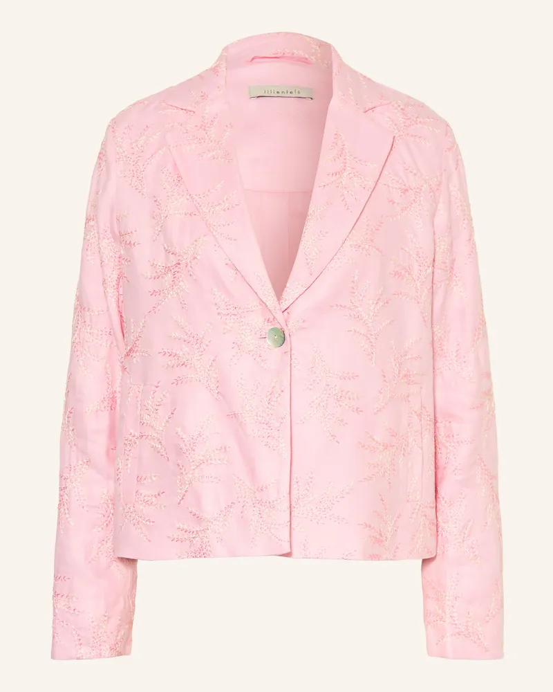 lilienfels Leinenblazer Rosa