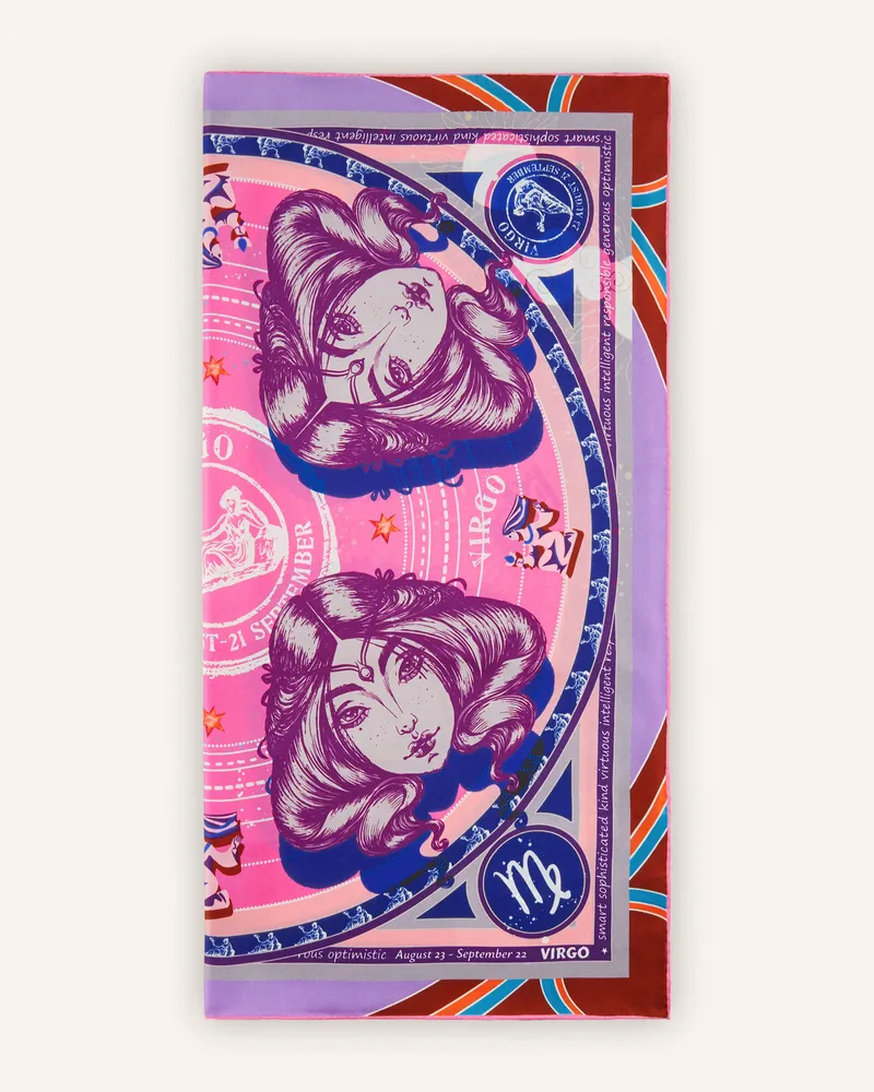Codello Tuch STERNZEICHEN JUNGFRAU Pink