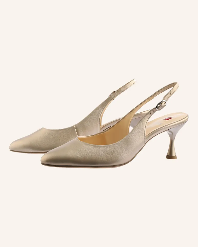 Högl Slingpumps Ciara silber Braun
