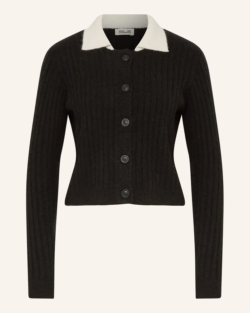 Baum und Pferdgarten Cropped Strickjacke CHEVELLE Schwarz
