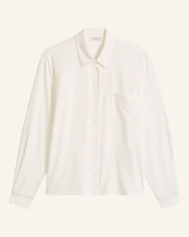 Marc O'Polo Jerseybluse weiss Ecru