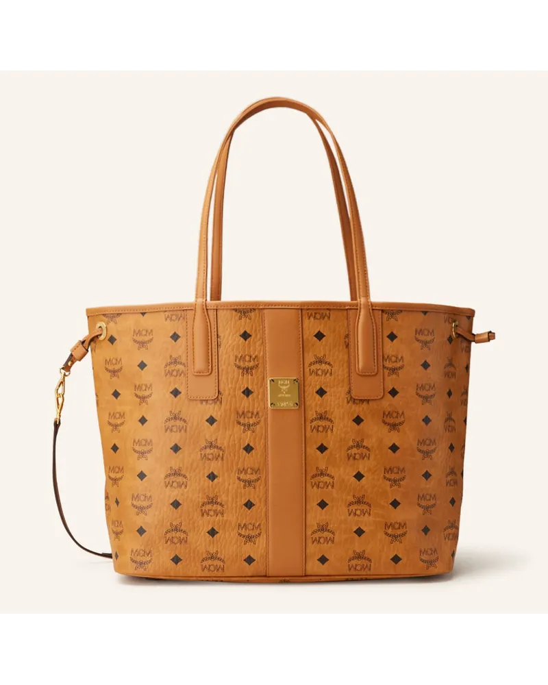 MCM Shopper LIZ VISETOS MEDIUM zum Wenden Braun