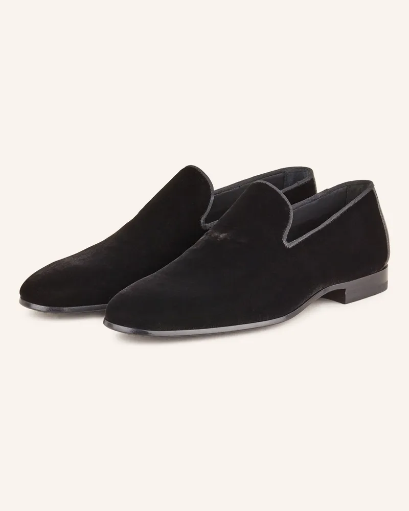 Magnanni Slipper Velvet schwarz Schwarz