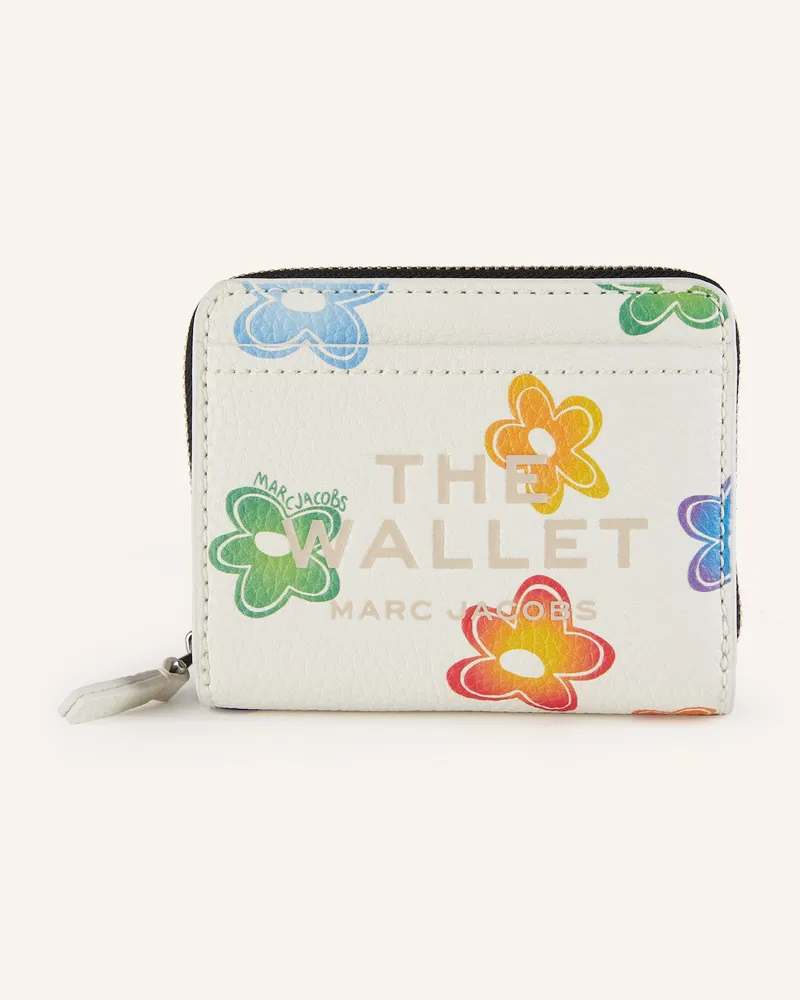 Marc Jacobs Geldbörse THE WILD DAISY MINI COMPACT WALLET Weiss