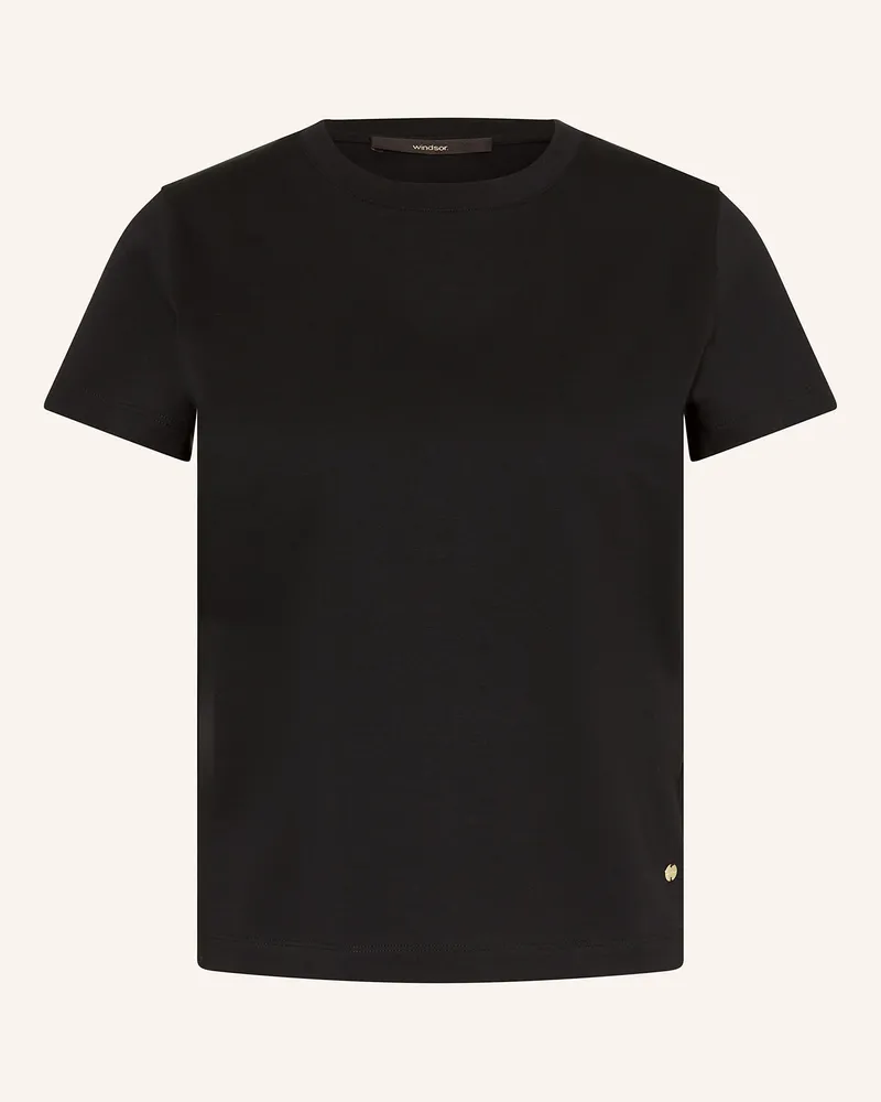 windsor. T-Shirt Schwarz