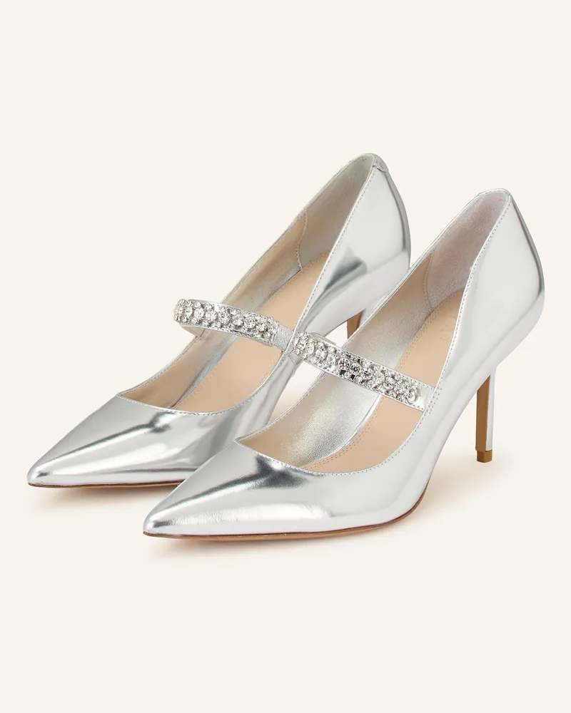 Riani Pumps Mit Schmucksteinen silber Silber