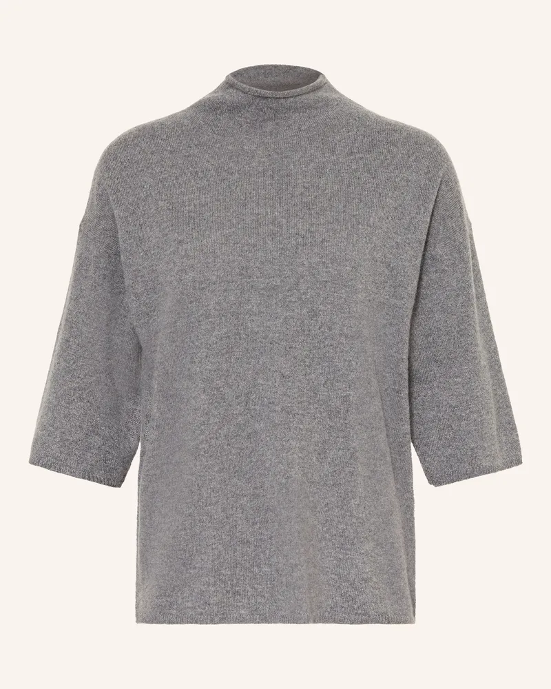 Mrs & HUGS Cashmere-Pullover grau Grau