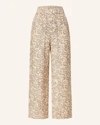 Whistles Culotte mit Leinen Beige