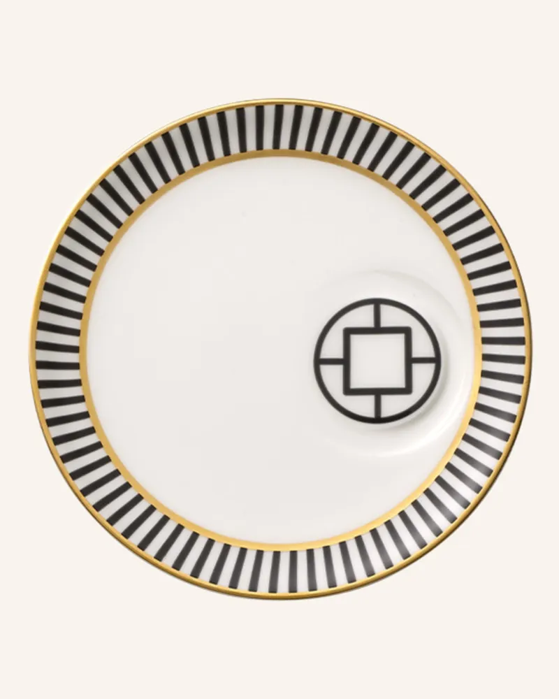 Villeroy & Boch Mokka-/Espressountertasse Metrochic weiss Gelb