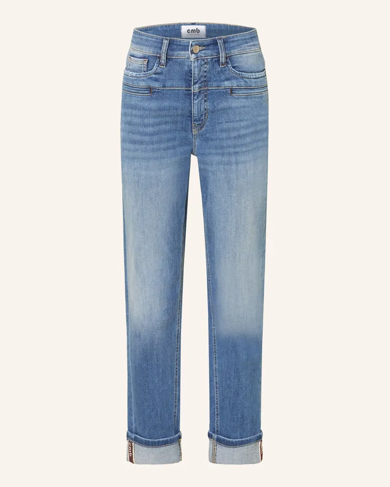 Cambio Straight Jeans Pearlie blau 5124