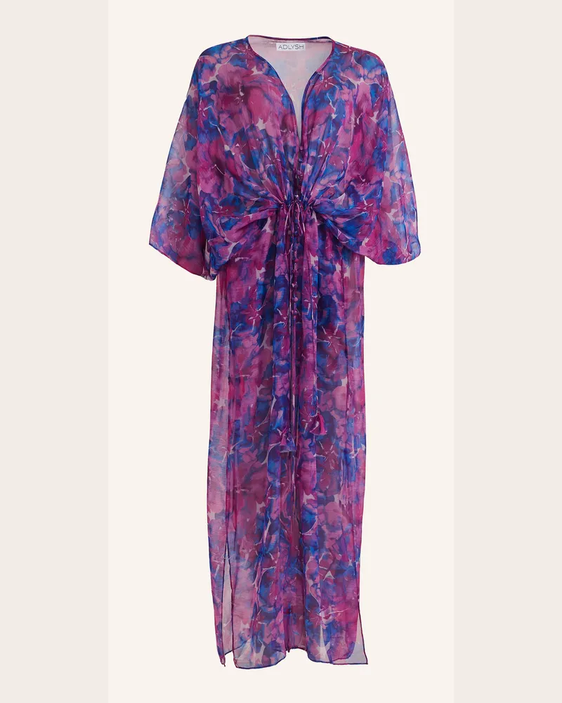 ADLYSH Strandkleid Beach Blues Kimono pink Blau
