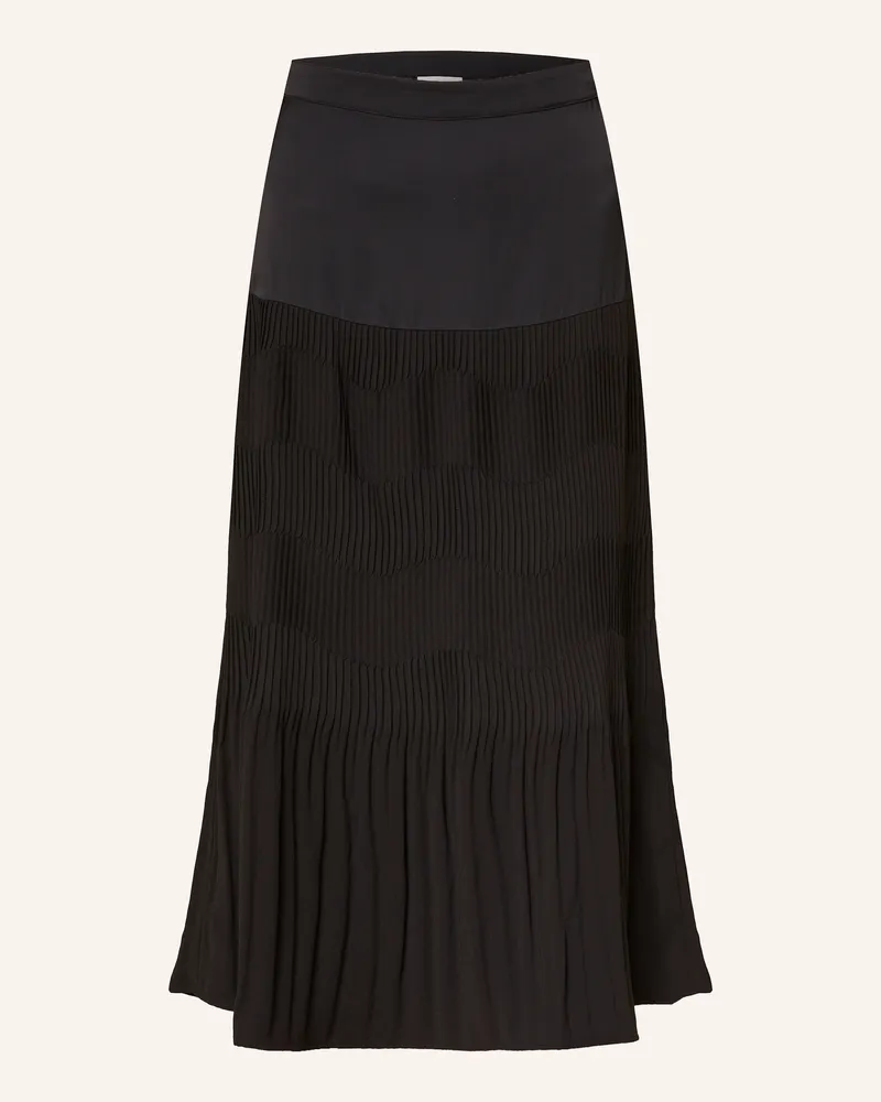 Claudie Pierlot Rock mit Plissees Schwarz