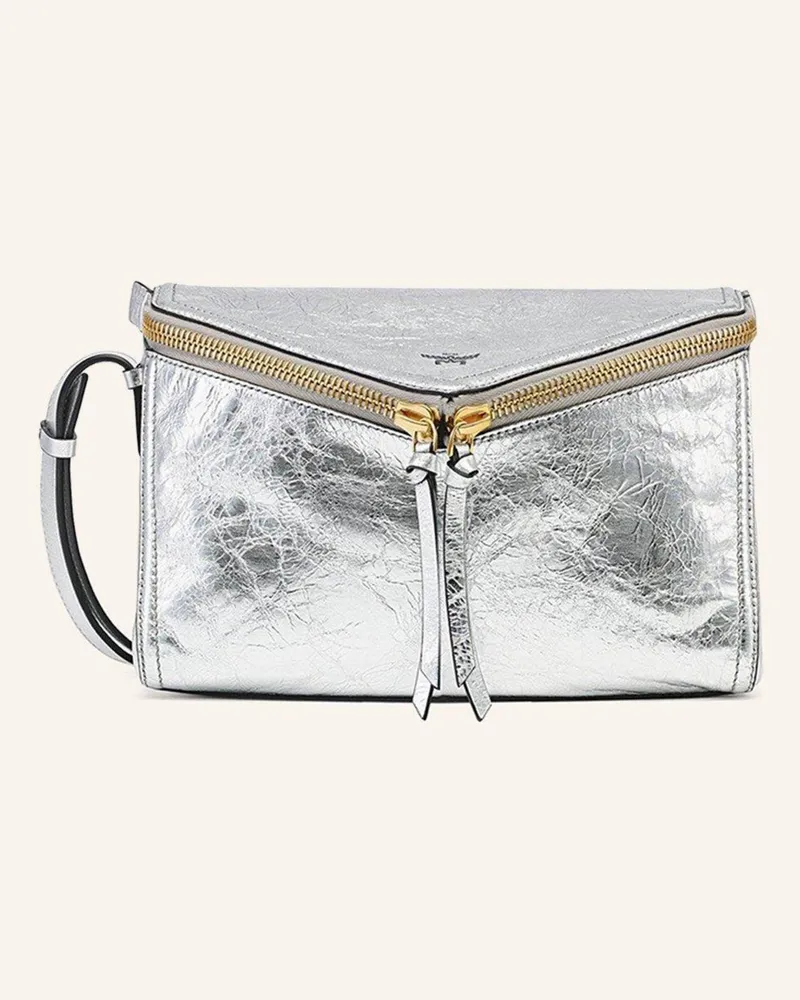 MCM Schultertasche silber Silber