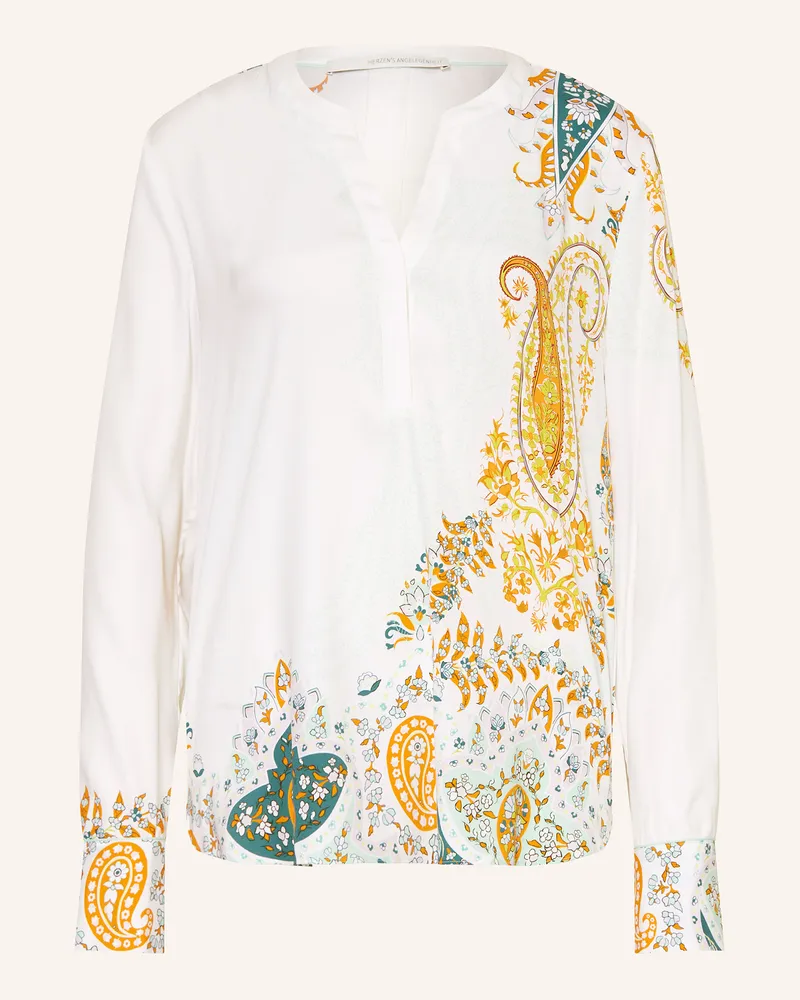 Herzen's Angelegenheit Blusenshirt aus Seide Orange