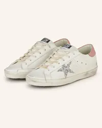 Golden Goose Sneaker SUPER-STAR - WEISS/ ROSA Weiss