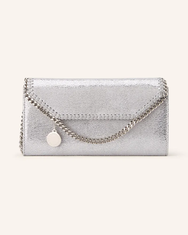 Stella McCartney Clutch FALABELLA Hellgrau