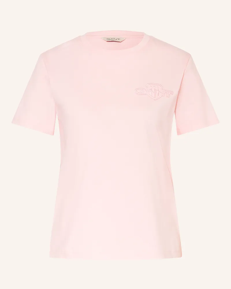 Gant T-Shirt Hellrosa