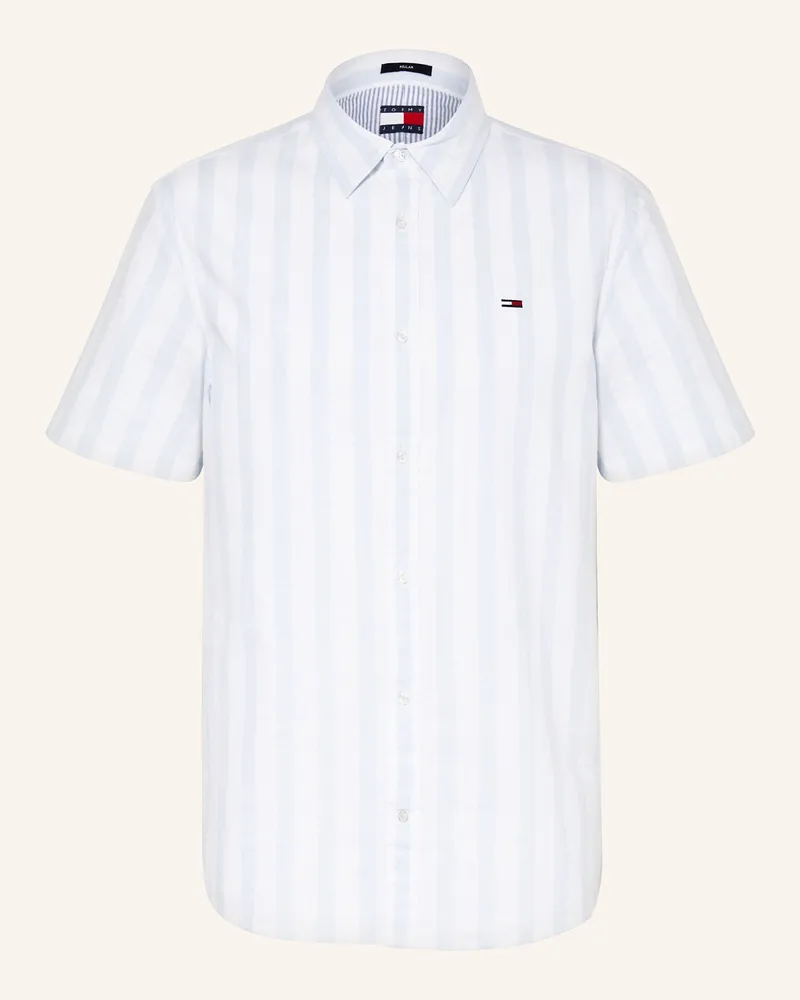 Tommy Hilfiger Kurzarm-Hemd Regular Fit Hellblau