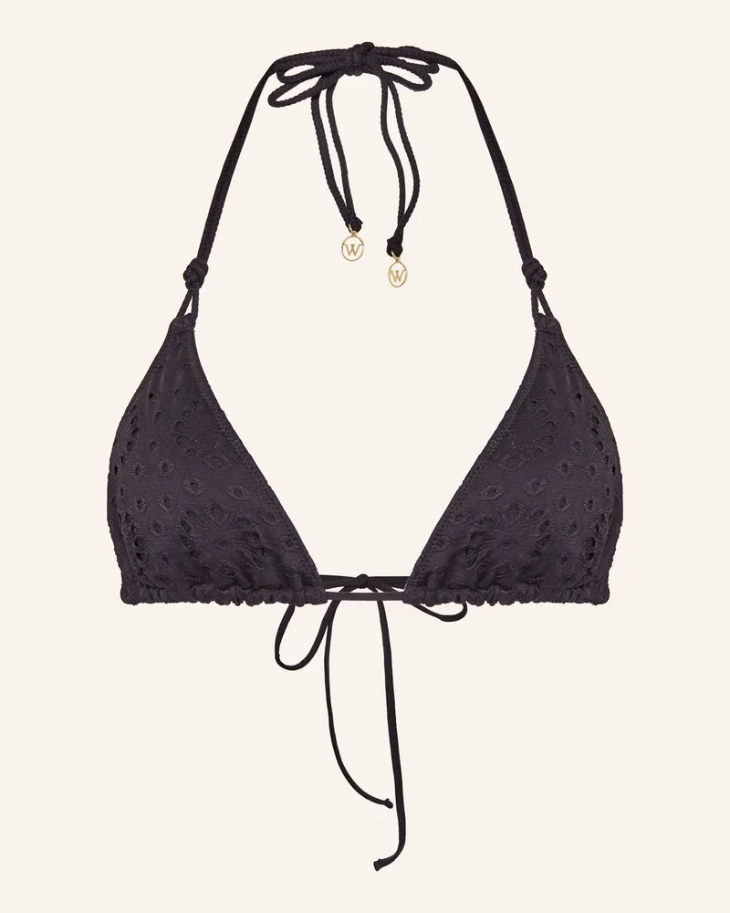 watercult Triangel-Bikini-Top RIVIERA NOTES Schwarz