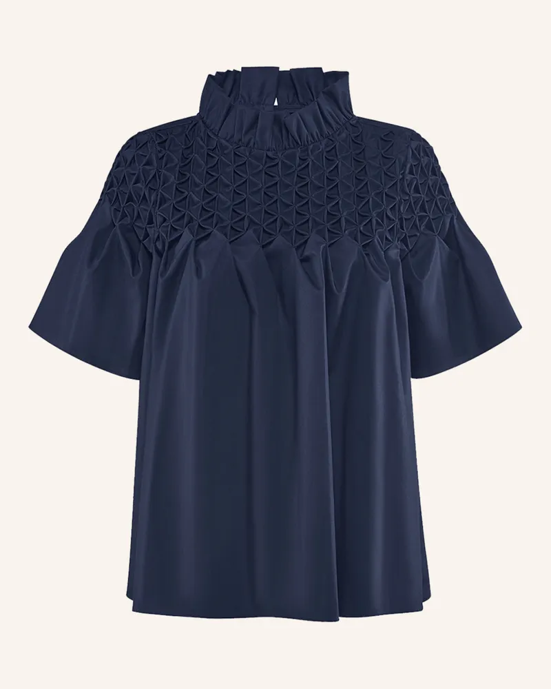 ARMARGENTUM Bluse Koko blau Dunkelblau