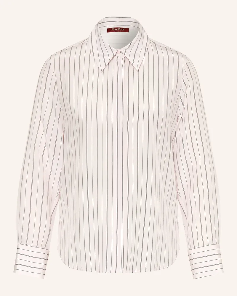 Max Mara Hemdbluse Flirt Aus Seide rosa Hellrosa