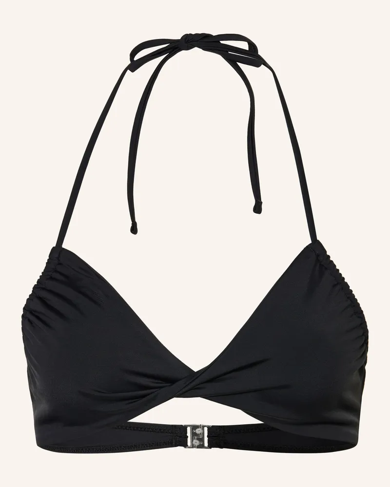 Arket Triangel-Bikini-Top Ariadne schwarz Schwarz