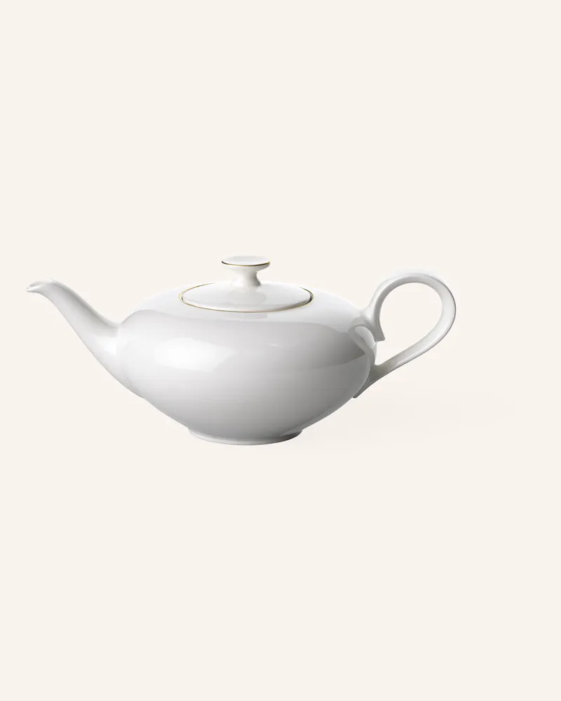Villeroy & Boch Teekanne 6 Pers. ANMUT GOLD Weiss