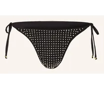 Triangel-Bikini-Hose mit Schmucksteinen