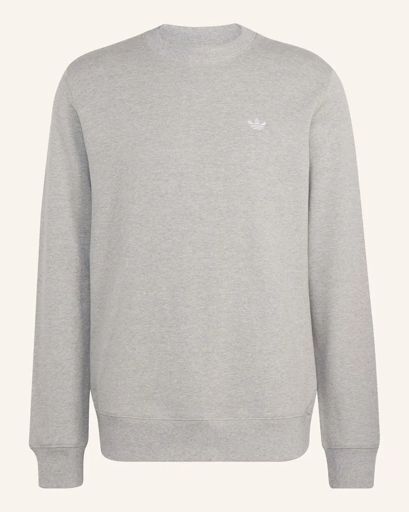 adidas Trefoil Essentials Crew French Terry Sweatshirt grau Grau