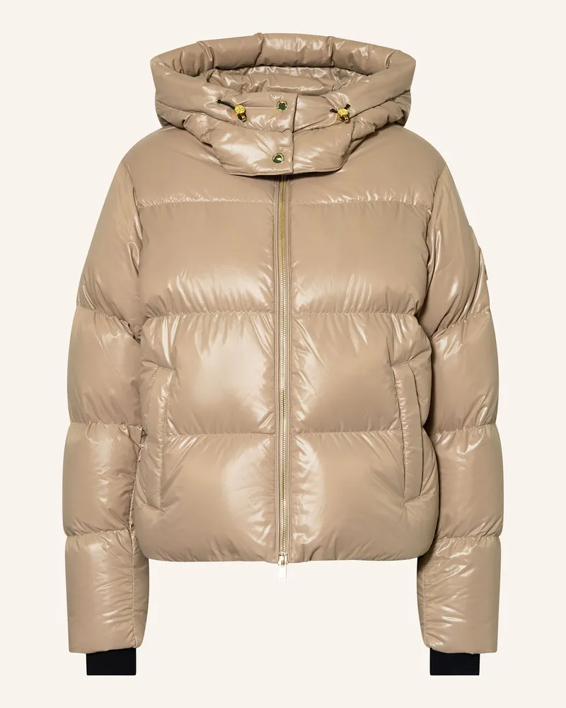 Moose Knuckles Daunenjacke MOONSTONE mit abnehmbarer Kapuze Beige