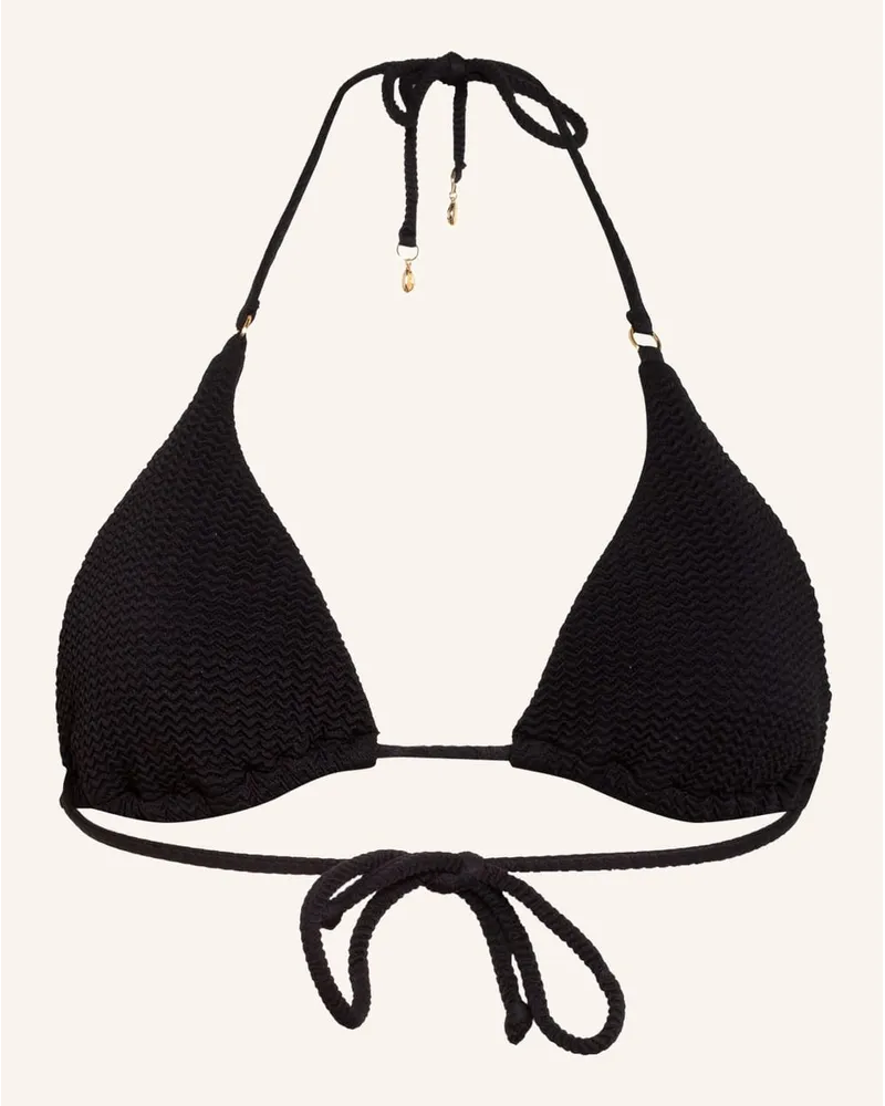 Seafolly Australia Triangel-Bikini-Top SEA DIVE Schwarz