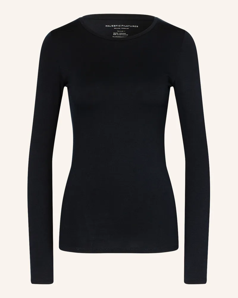 Majestic Longsleeve blau Dunkelblau