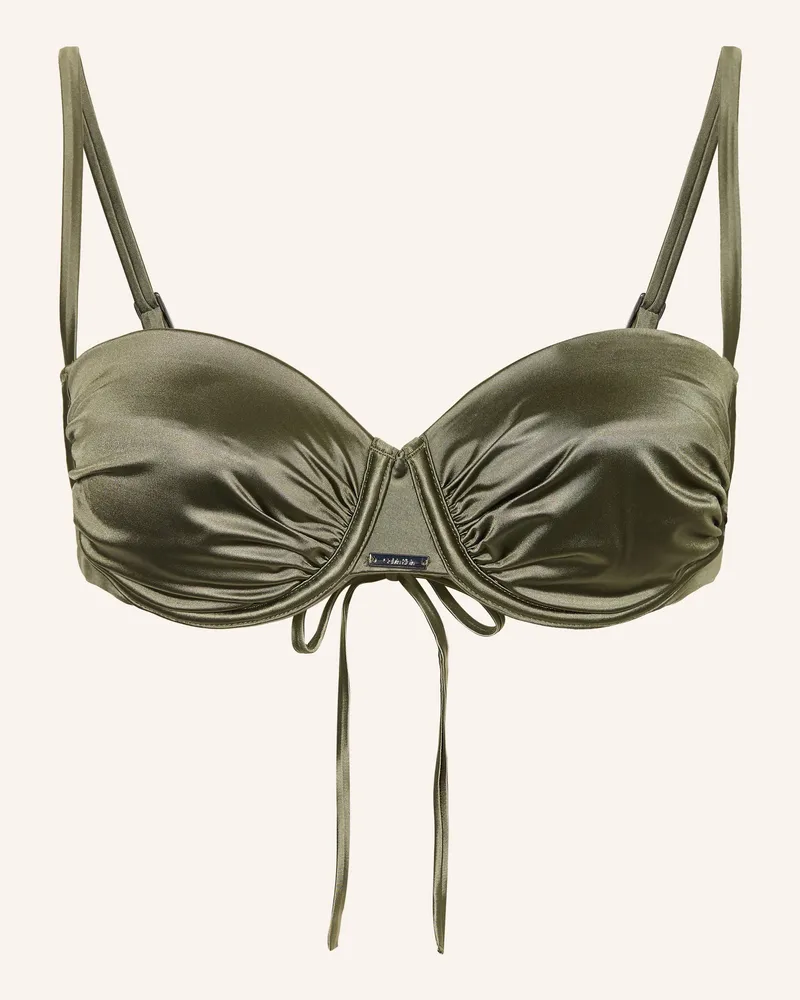 Calvin Klein Bügel-Bikini-Top Ck Shine gruen Oliv