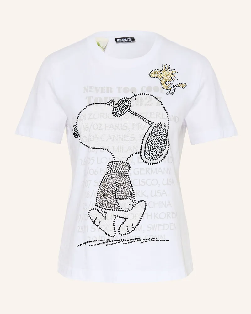 Princess goes Hollywood T-Shirt Mit Schmucksteinen weiss Weiss